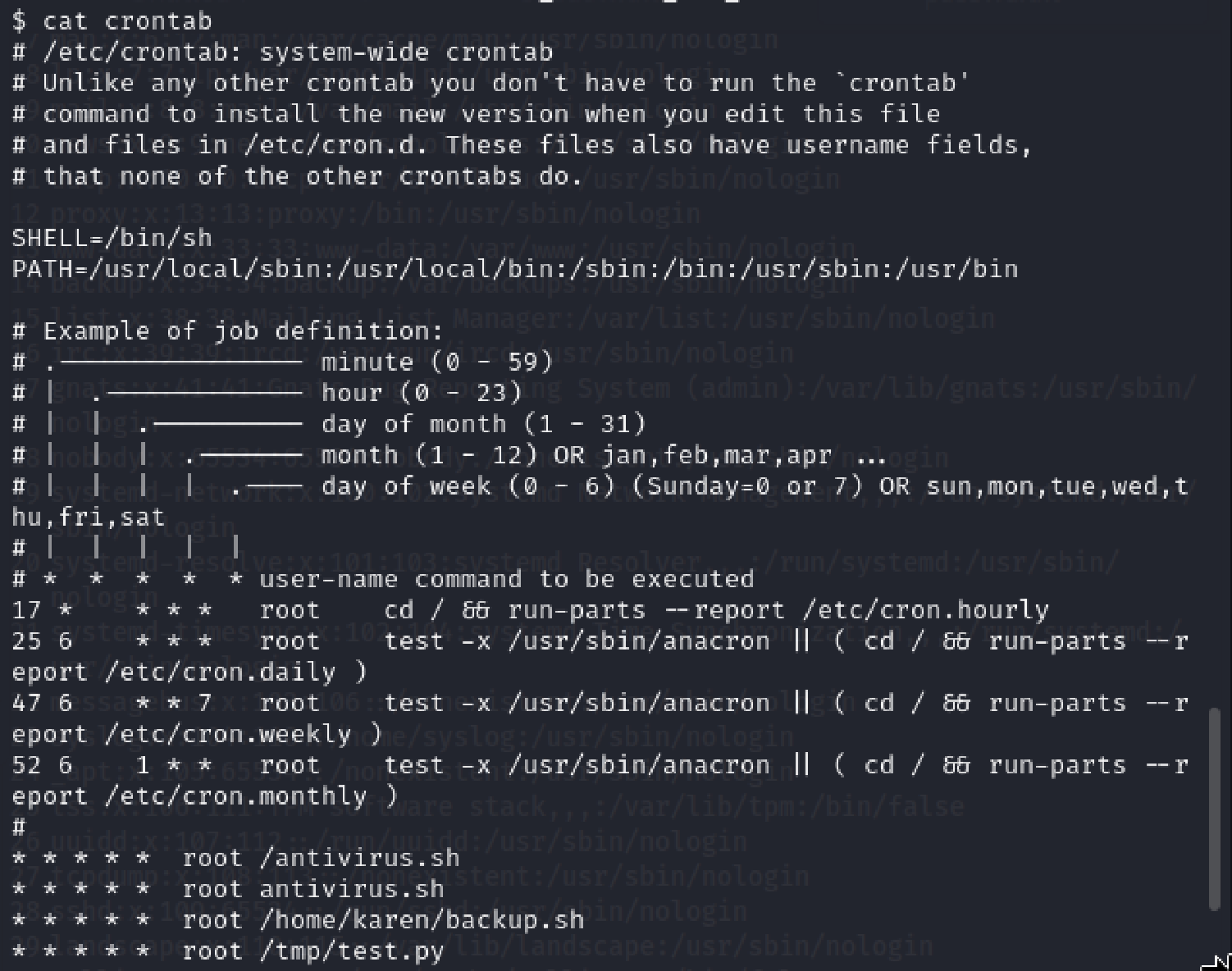 crontab image