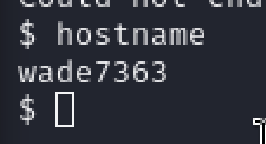 hostname image